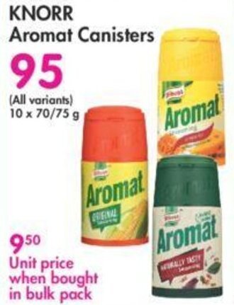 Makro Knorr Aromat Canisters offer