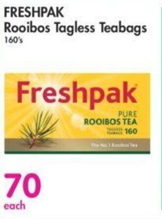 Makro Freshpak Rooibos Tagless Teabags 160's offer
