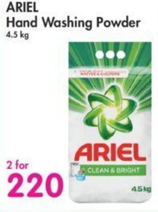 Makro Ariel Hand Washing Powder 4.5Kg offer