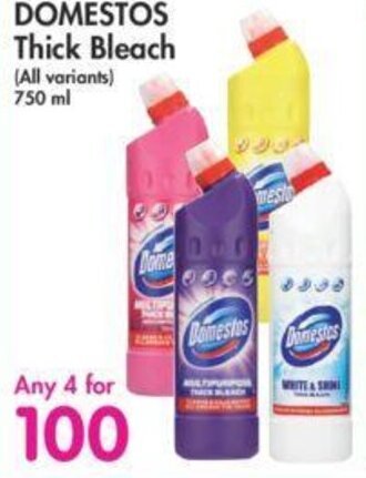 Makro Domestos Thick Bleach 750ml offer