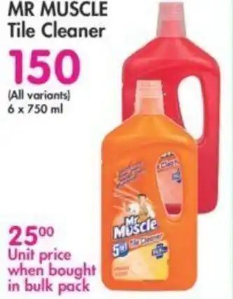 Makro Mr Muscle Tile Cleaner 750ml offer