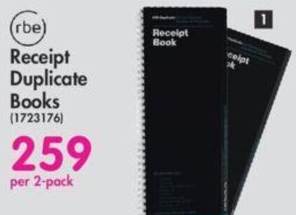 Receipt Duplicate Books offer at Makro