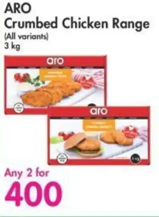 Makro Aro Crumbed Chicken Range 3Kg offer