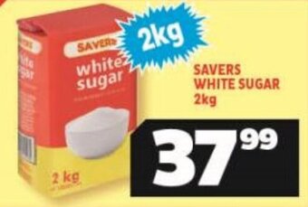 Usave SAVERS WHITE SUGAR 2kg offer