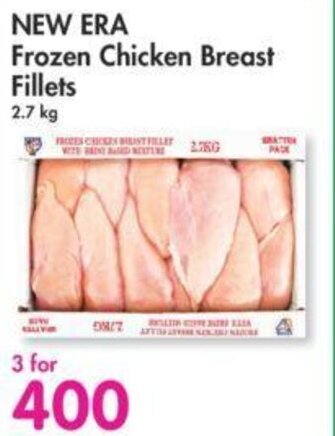 Makro New Era Frozen Chicken Breast Fillets 2.7 Kg offer