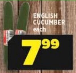 Usave ENGLISH CUCUMBER each offer