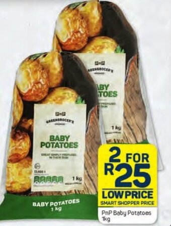 PnP Baby Potatoes 1kg
