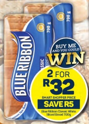 Pick n Pay Blue Ribbon Classic White Sliced Bread 700g offer