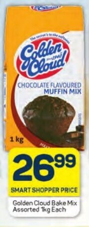 Pick n Pay Golden Cloud Bake Mix Assorted 1kg Each offer