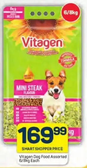 Pick n Pay Vitagen Dog Food Assorted 6/8kg Each offer