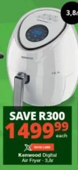 Checkers Kenwood Digital Air Fryer-3,8 offer