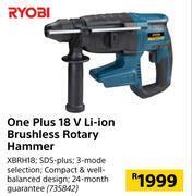 Builders Warehouse Ryobi one plus 18v li-ion brushless rotary hammer offer