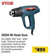 Builders Warehouse Ryobi 2000w heat gun offer