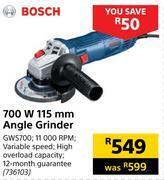 Builders Warehouse Bosch 700w 115mm angle grinder offer