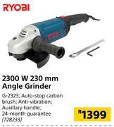 Builders Warehouse Ryobi 2300w 230mm angle grinder offer