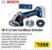 Builders Warehouse Bosch 18v li-ion cordless grinder offer