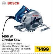 Builders Warehouse Bosch 1400w circular saw offer