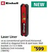 Builders Warehouse Einhell laser liner offer