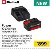 Builders Warehouse Einhell power x-change starter kit offer