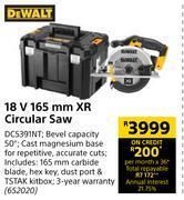 Builders Warehouse Dewalt 18v 165mm xr circular saw offer