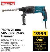 Builders Warehouse Makita 780w 24mm sds plus rotary hammer offer