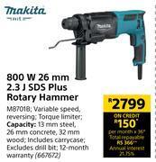 Builders Warehouse Makita 800w 26mm 2.3j sds plus rotary hammer offer
