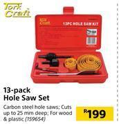 Builders Warehouse Tork craft 13 pack hole saw set offer