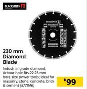 Builders Warehouse Blacksmith 230mm diamond blade offer
