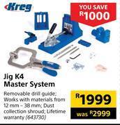 Builders Warehouse Kreg jig k4 master system offer
