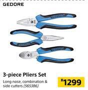 Builders Warehouse Gedore 3-piece pliers set 565386 offer