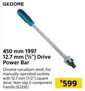 Builders Warehouse Gedore 450mm 1997 12.7mm (1/2) drive power bar 62350 offer