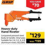 Builders Warehouse Grip heavy duty hand riveter offer