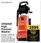 Builders Warehouse Bennett read xtr2000 high pressure washer offer