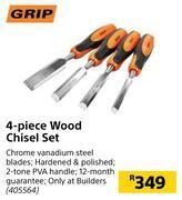 Builders Warehouse Grip 4-piece wood chisel set 405564 offer