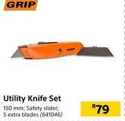Builders Warehouse Grip utility knife set 641046 offer