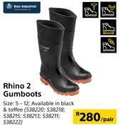 Builders Warehouse Bata industries rhino 2 gumboots-per pair offer