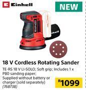 Builders Warehouse Einhell 18v cordless rotating sander offer
