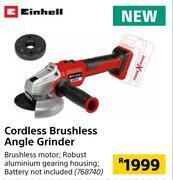 Builders Warehouse Einhell cordless brushless angle grinder offer