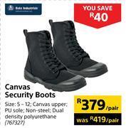 Builders Warehouse Bata industries canvas security boots-per pair offer