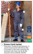 Builders Warehouse Beck econo conti jacket-each offer