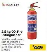 Builders Warehouse Intasafety 2.5kg co2 fire extinguisher 385231 offer