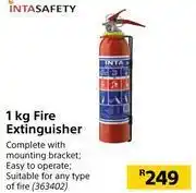 Builders Warehouse Intasafety 1kg fire extinguisher 363402 offer