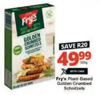 Fry's Plant-Based Golden Crumbed Schnitzels