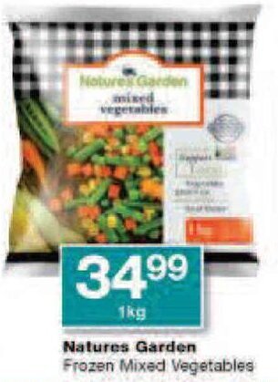 Checkers Natures Garden Frozen Mixed Vegetables offer