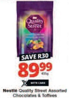 Checkers Nestlé Quality Street Assorted Chocolates & Toffees offer