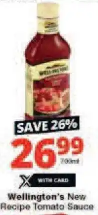 Checkers Wellington's New Passata Sauce Recipe Tomato Sauce offer