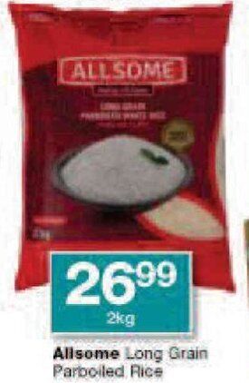 Checkers Allsome Long Grain Parboiled Rice offer