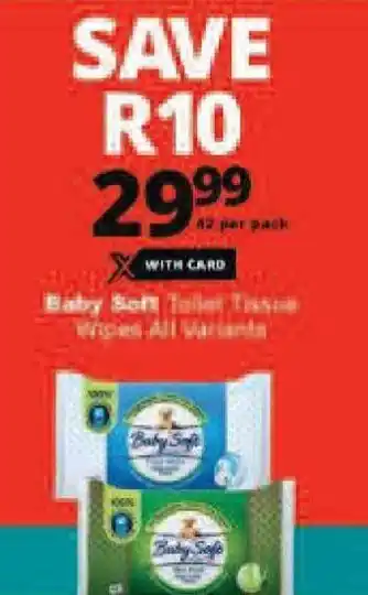 Checkers Baby Soft Toilet offer