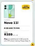 MTN Huawei nova 11i-on 8gb & 75 min offer
