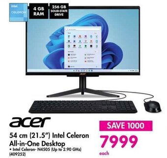 Makro acer 54 cm (21.5") Intel Celeron All-in-One Desktop offer